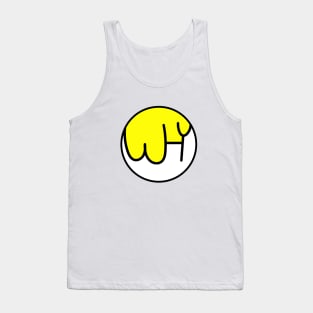 two tone yellow and white Tank Top